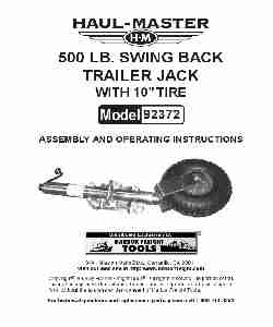 Harbor Freight Tools Boat Trailer 92372-page_pdf